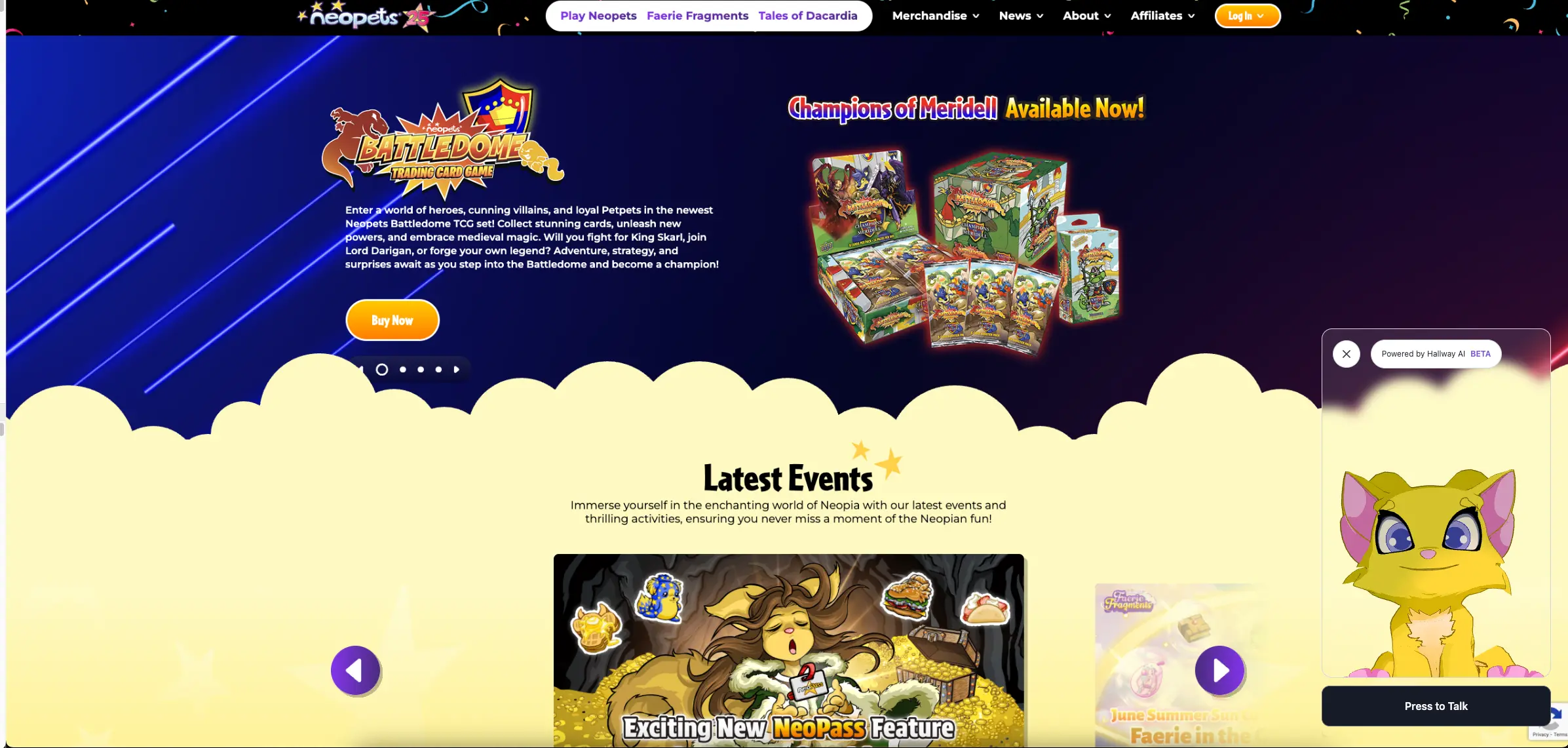 Voice bots in action - neopets